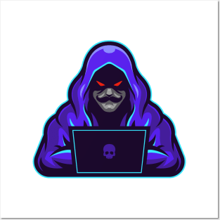 Demon hacker Posters and Art